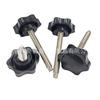 Fabricante Original 38 # Flor de Ameixa Hexagonal Liso Frontal Slot de Carro Alça Plástica Alça Plástica Parafuso de Ajuste