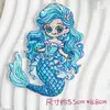 Nuevos Parches Bordados de Sirena para Ropa, Parches Decorativos para Ropa y Bolsos, Bordado Autoadhesivo Mágico para Manualidades