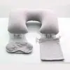 Almohada de Cubierta de Tela Inflable, Almohada de Viaje Inflable, Almohada Inflable para el Cuello [Ocio, Viajes y Descanso]