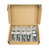 Abridor de agujeros de acero de alta velocidad de 16-30 mm, apto para 5 brocas escariadoras de acero inoxidable con revestimiento de titanio para perforar chapas de metal.