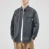 Nueva camisa de manga larga para hombre estilo japonés Otoño 2026, ropa para hombre de primavera y otoño, chaqueta camisa para hombre talla grande, ropa casual