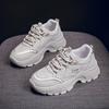 Sapatos de Papai para Mulheres 2024 Outono Novo Estudante K-Style Ins Trbottomy Versátil Flats de Sola Grossa Sapatos Esportivos Casuais 8821