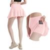 Falda de Tenis Deportiva Transfronteriza para Mujer, Falda de Fitness de Cintura Alta para Verano que Levanta los Glúteos, Falda de Yoga Plegada Anti-Exposición para Entrenamiento, Amazon
