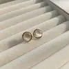 Aretes de Piedra Ojo de Gato Multicolor, Modernos y Elegantes, Aretes de Botón de Lujo Ligero, Aretes de Clip en Forma de Espiral para Mosquitos para Orejas No Perforadas, Incrustados con Elegante Diseño para Viajeros