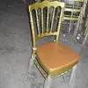 Venda por atacado de fábrica móveis de hotel de alta qualidade cadeira para banquetes cadeira de hotel cadeira de jantar de ferro assento para hall de hotel