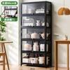 Gabinete de Almacenamiento para Cocina, Gabinete Lateral para Comedor en Casa, Gabinete Integrado de Montaje en Pared, Gabinete de Almacenamiento para Sala de Estar, Gabinete para Platos, Gabinete de Almacenamiento Multifuncional