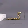 Figurillas de Serpiente de los Doce Zodíacos de Latón Macizo, Mascotas de Té, Utensilios de Cobre para Ceremonia de Té Estilo Antiguo, Esculturas de Cobre, Piezas de Cobre, Pequeña Serpiente que Atrae la Fortuna Micro Paisaje