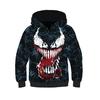 Europeu e Americano Marvel Spider-Man Camisola Com Capuz Infantil Impressão Digital 3D Gwen cosplay Anime Moletom Infantil