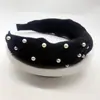 Diademas de Terciopelo con Perlas para Otoño e Invierno para Mujer, Adecuadas para Lavarse la Cara y Peinar el Cabello, Suministro de Fuente de Accesorios para el Cabello de Hada de Amazon Transfronterizo