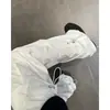 Pantalones Cargo Blancos de Paracaidista para Hombre, Nuevo Estilo Primavera, Versión Larga Extendida, Pantalones Anchos de Hip-Hop Americano