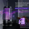 Lámpara Asesina de Mosquitos Eléctrica Atrapamoscas Atrayente para Interiores Para Mosquitos Recargable en Interiores Trampa para Mosquitos Luz Lámpara Succión