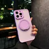 Adecuado para Apple 18Promax Funda de Teléfono con Soporte Magnético Giratorio Sensación de Piel Iphone17 Cubierta Protectora de Gama Alta 12