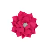 Nuevo pasador de hoja de loto para niños, pasador de flor de loto de múltiples capas con diamantes de imitación puntiagudos, más taladro, 13 colores opcionales