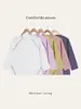 Camisetas de Manga Larga para Niños y Niñas, Tops Redondos para Primavera y Otoño, Camisetas Interiores, Tops Transpirables para Bebés, Ropa Delgada para Niños