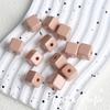 Alta carga Macaron tinta quadrada furo reto contas DIY celular corrente chaveiro miçangas acessórios de joias contas soltas