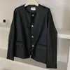 2025 Novo Estilo Outono Simples e com Senso de Design Design Couro PU Jaqueta Preta Feminina Jaqueta Solta Top Feminino