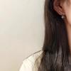 Clip para la oreja de circonita estrella de mango en forma de estrella Súper brillante Suave Plato de incienso para mosquitos de alta calidad Agujeros para las orejas Pendientes de mujer Pendientes de nicho
