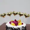Birthday cake scene card insert love birthday cake five-pointed star PU flag decoration cake scene supplies