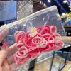 Bolsa de goma elástica alta para coleta de niña, toalla, banda para el pelo, para niñas, no daña el pelo, 50 gomas para el pelo sin costuras, venta al por mayor
