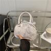 Bolso de Mano Cuadrado Pequeño de Moda Coreana 2025 Nuevo Nicho Simple Casual Bolso de Hombro Texturizado Simple Bandolera