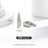 Pendientes de Moda en Forma de U de Venta Caliente Europeos y Americanos Transfronterizos Pendientes de Cobre con Circonitas Microincrustadas Pendientes de Circonitas Exquisitos Elegantes Modernos