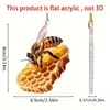Colgante acrílico de colmena nuevo temu