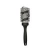 Pente Cilíndrico Platinum Fly Cerâmica Branca para Preta Tubo de Alumínio Pente para Modelar Cabelo Pente Espiral para Cachear Rolo de Nylon