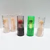 Nuevo Tubo Vacío para Labial Transparente con Forma de Diamante, Material de Empaque de Tubo para Labial de Gama Alta, Material de Empaque de Botella Vacía Cosmética