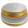 Base para pastel redonda, base para pastel dorada, placa base para pastel, tapete para pastel, herramientas para hornear, empaque, tabla para pastel, bandeja para pastel