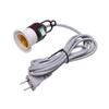 Soquete de lâmpada de parafuso E27 doméstico LED lâmpada de poupança de energia pendurado suporte de lâmpada fio com fio de plugue de interruptor