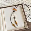 [Muxi] Nova Corrente de Suéter com Pingente Bodhi Caramelo Estilo Boêmio Chinês Acessórios Retro Zen Estilo Chinês