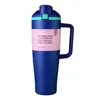 Taza de Fruta Owala de Acero Inoxidable 304 Transfronteriza 40oz Gran Capacidad Asa Taza de Hielo Portátil para Coche Taza de Coche