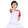 Camiseta de Taekwondo al por mayor para niños de secado rápido con mangas raglán