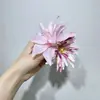 Novo estilo chinês flor grampo de cabelo qipao alta qualidade doce flor de cabelo pinça de caranguejo crisântemo lírio viagem férias flor grampo lateral