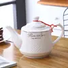 Tetera de Cerámica Olla Individual Gran Capacidad Hogareña Hueso de China 1-2 Litros Para Hacer Té Resistente a Altas Temperaturas Hervidor de Agua Fría con Filtro Envío Gratis