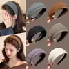 Diadema de Copa Alta y Ala Ancha para Mujer 2026 Nuevo Estilo Hace que la Cara Parezca Más Pequeña No Aprieta la Cabeza Diadema Otoño Invierno Lavado de Cara Presionar el Cabello Pinza para el Cabello Accesorios para el Cabello