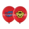 Decoração de festa temática de super-herói Layout de festa de aniversário de bebê Festa de meninos Superman Conjunto de balões de látex