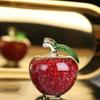 Tapón de Manzana para Decantador de Vino de Cristal Tapón para Decantador de Polvo Redondo de Vidrio para Uso Doméstico