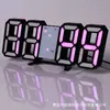 Reloj Digital LED 3D Inteligente Reloj Despertador Electrónico Transfronterizo Reloj de Pared para Sala de Estar Temperatura Interior
