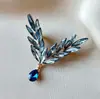Broche Borboleta de Vidro Tridimensional Estilo Novo para Transmissão ao Vivo, Alto Padrão, Luxo Leve, Moderno, Elegante, Broche de Inseto Único para Mulheres
