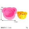Bolsa de Abacaxi Urso Bola de Arroz Simulação Molde de Silicone Fondant Vela DIY Gesso Decoração Forma de Assar Chocolate