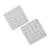 Molde de pingente em forma de gota de cristal faça você mesmo molde de silicone em forma de gota oval em arco de cogumelo brinco pingente
