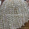 Fábrica atacado 6 ~ 7mm de dois lados luz de água doce pérola roupa pulseira colar moda diy joias acessórios