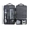 Conjunto de ferramentas de chave de fenda 115 em 1 em estoque transfronteiriço, chave de fenda de precisão multifuncional para desmontagem e reparo, combinação de 117