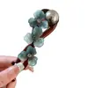 Pinza de Plátano con Perlas y Flores, Pinza Retro Francesa Suave para Twist, Elegante Pinza para Medio Peinado, Resistente, en Stock para Venta al por Mayor