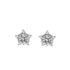 Brincos de Prata Esterlina 925 com Oito Corações e Oito Flechas Moissanite Estrela de Cinco Pontas Brincos para Transmissão ao Vivo do TikTok Fornecimento de Fábrica Atacado