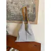 Bolsa de Lona Retro de Lunares Perezosa para Mujer 2026 Nueva Bolsa Tote Casual Gran Capacidad para el Trabajo de Mano y Hombro
