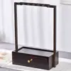 Portalápices Creativo Estante de Almacenamiento Multifuncional Bambú Nano Cuatro Tesoros del Estudio Principiante Caligrafía Colgador de Pinceles Simple Práctico