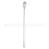 Cuchara Cuadrada de Acero Inoxidable Cuchara de Postre Cuchara para Revolver Café Mango Largo Cuchara para Hielo Cuchara Medidora de Polvo Medicinal Cuchara Dorada para Taza de Regalo