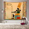 Nova Tapeçaria Retrô Série de Tapeçarias Primitivas Egípcias Antigas Pano de Pendurar Decoração de Casa Pano Mural Nostálgico Retrô